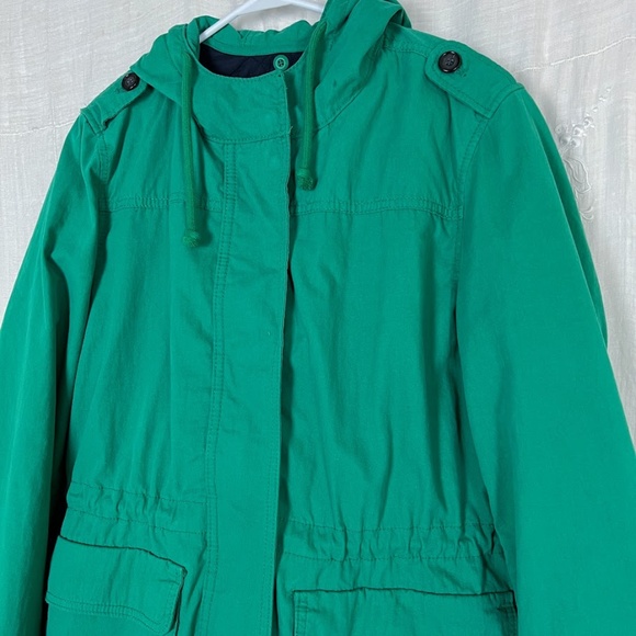 Old Navy Kelly Green Hooded Jacket Zip Out Lining 🎉Host Pick🎉 - Picture 9 of 10